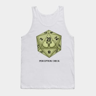 Cat. D20. Perception Check Tank Top